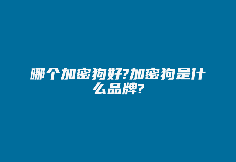 哪个加密狗好?加密狗是什么品牌?-加密狗模拟网