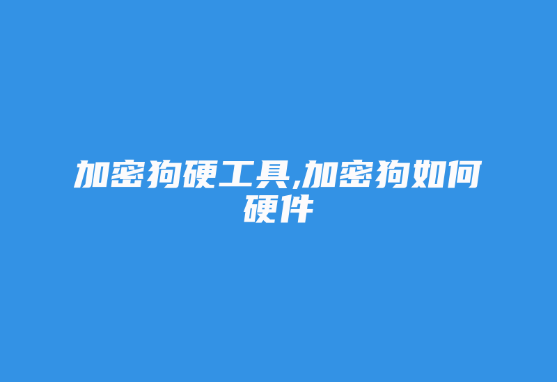 加密狗硬工具,加密狗如何硬件-加密狗模拟网